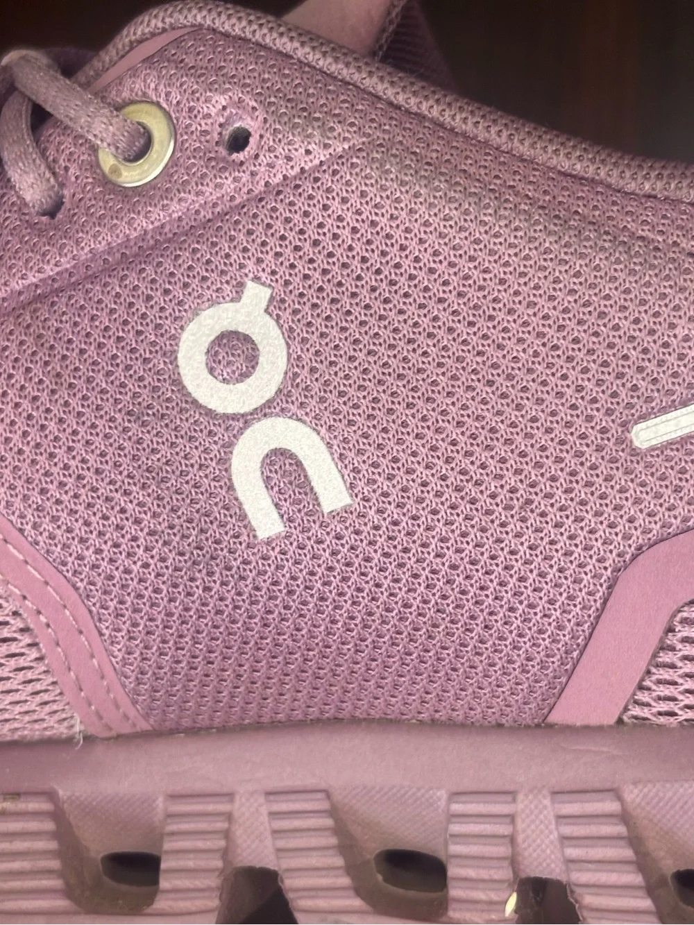On Cloud 6 Waterproof Shoes Mauve/Purple Women’s Size 7 - Picture 10 of 16